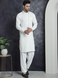 Jompers Regular Shirt Collar Kurta with Salwar
