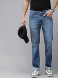 SPYKAR Men Rafter Bootcut Light Fade Stretchable Jeans