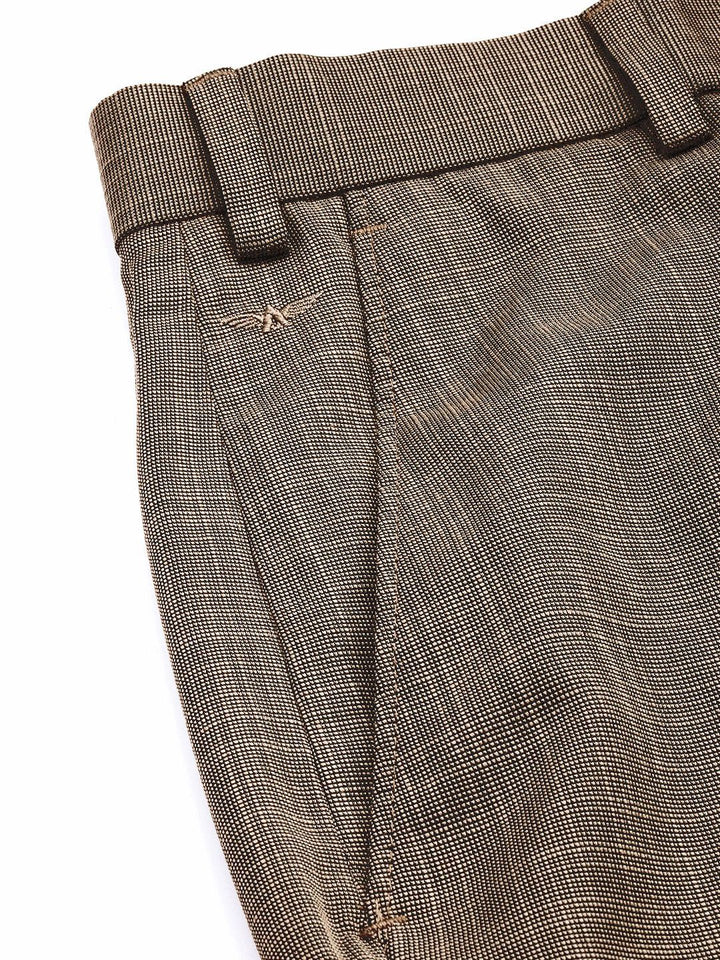 Park Avenue Men Checked Formal Trousers