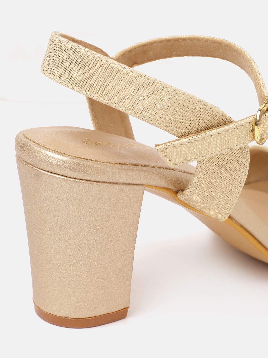 DressBerry Shimmery Block Heels