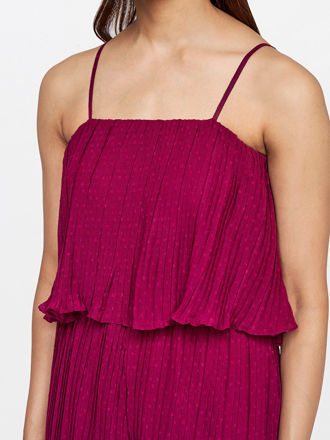 AND Red Basic Jumpsuit
