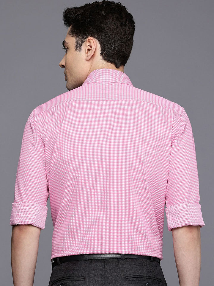 Raymond Pure Cotton Slim Fit Textured Formal Shirt