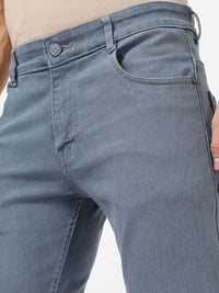 Urbano Fashion Men Grey Slim Fit Stretchable Jeans