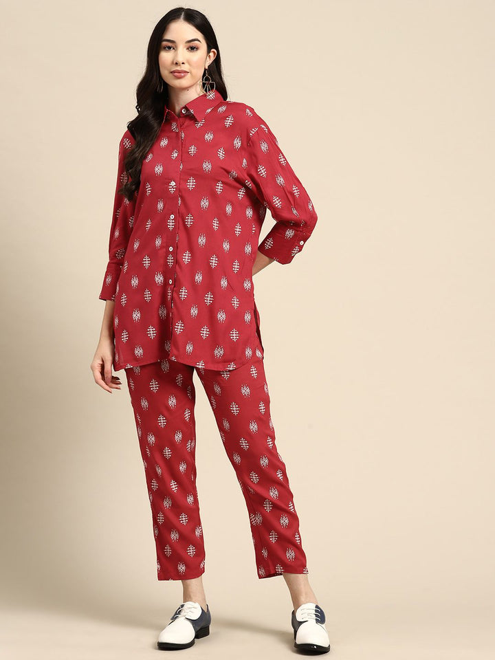 Anouk Ethnic Motifs Printed Regular Kurta with Trousers
