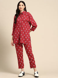 Anouk Ethnic Motifs Printed Regular Kurta with Trousers