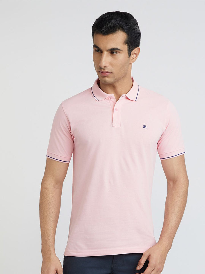 Raymond Pure Cotton Modern Fit Polo Collar T-shirt