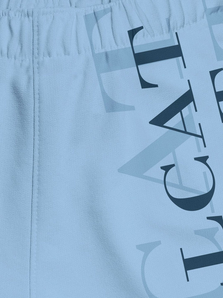 HELLCAT Boys Pack of 3 Trendy Typographic Printed Cotton Sports Shorts