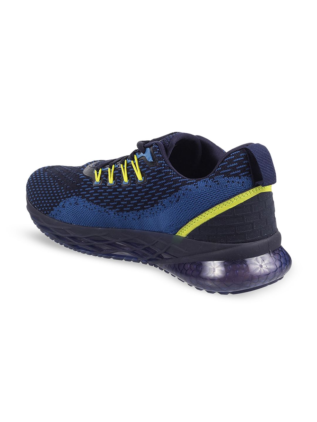Mochi Men Blue Woven Design Sneakers