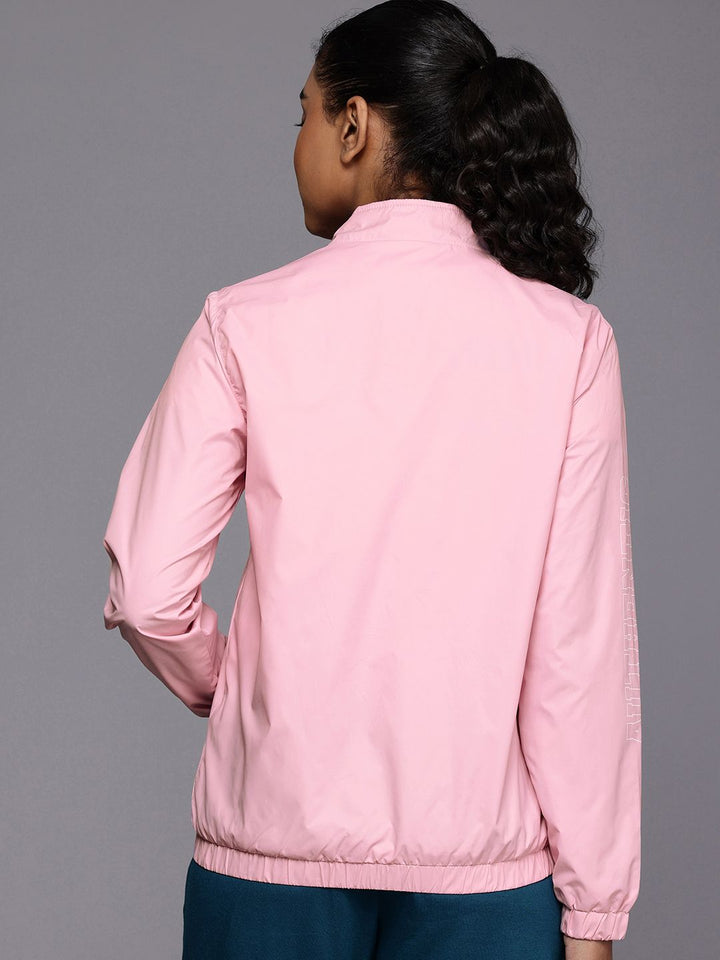 HRX by Hrithik Roshan Mock Collar Rapid-Dry Antimicrobial Sporty Jacket