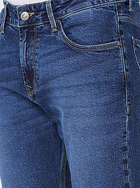 SPYKAR Men Kano Skinny Fit Mid-Rise Light Fade Cotton Cropped Jeans