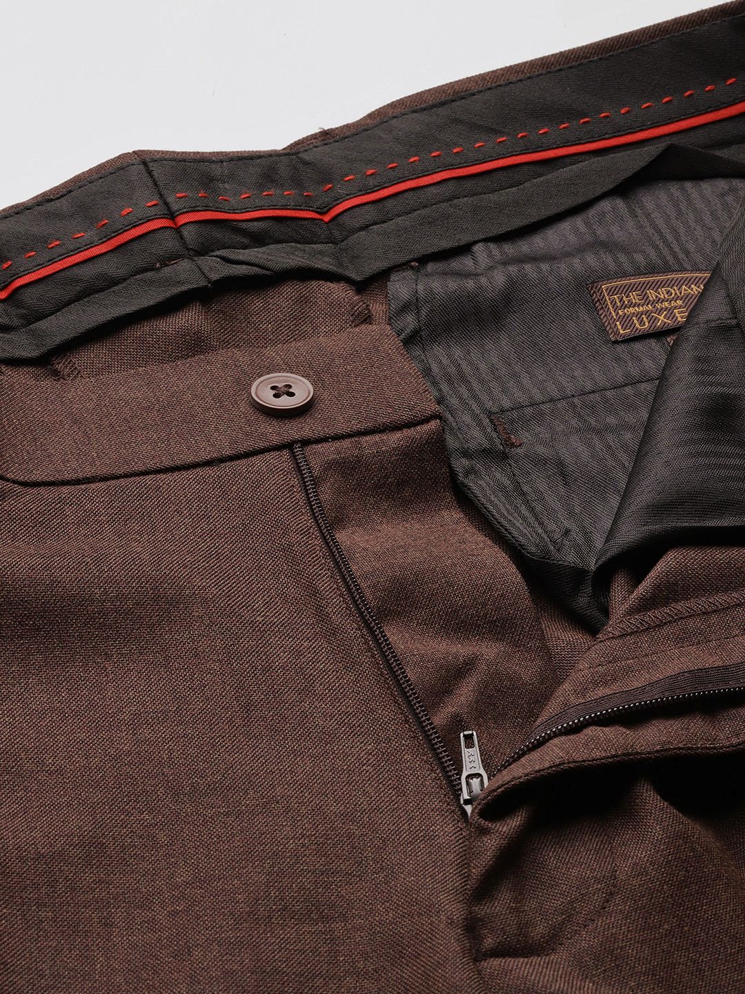 The Indian Garage Co. X Luxe Men Regular Fit Formal Trousers