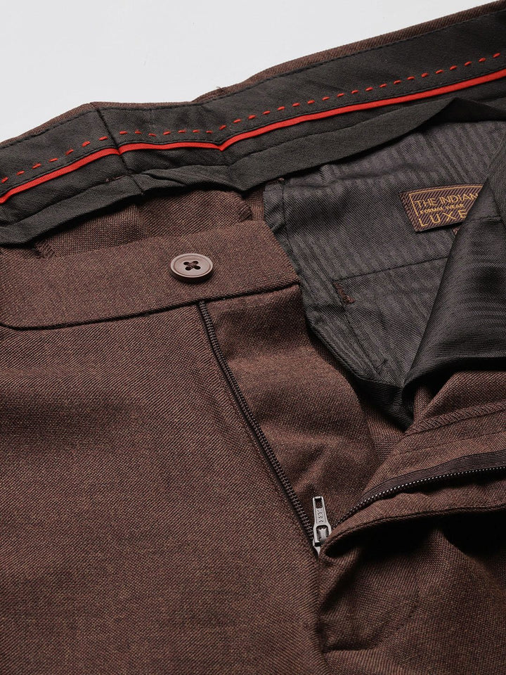 The Indian Garage Co. X Luxe Men Regular Fit Formal Trousers