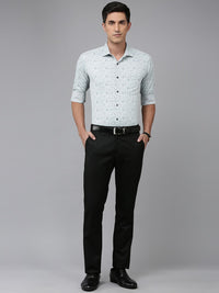 Park Avenue Slim Fit Floral Printed Formal Shirt