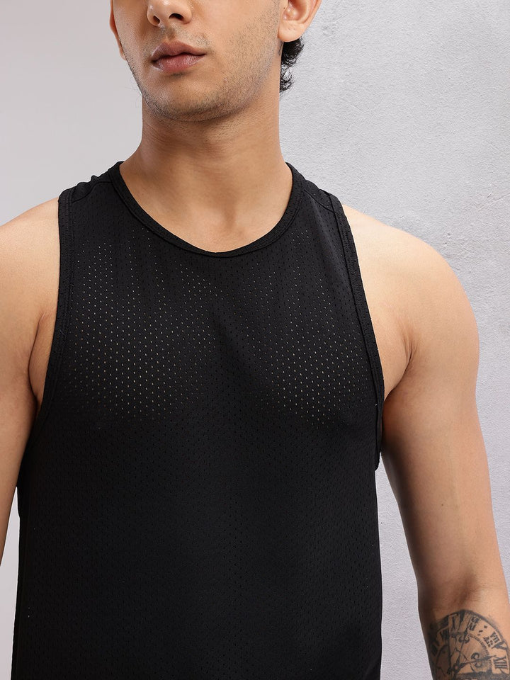 HRX by Hrithik Roshan Perforated Rapid-Dry Training T-shirt