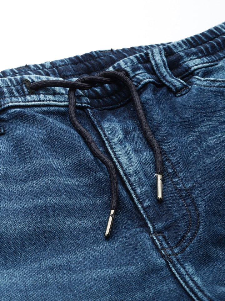 The Indian Garage Co Men Heavy Fade Stretchable Jeans