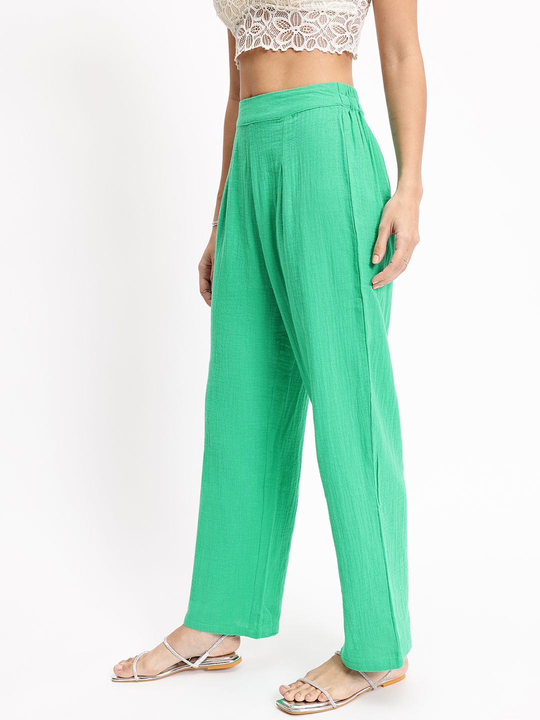 DressBerry Women Comfy Chic Parallel Trousers