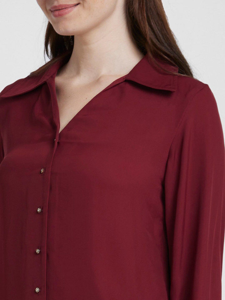 SPYKAR Classic Spread Collar Opaque Casual Shirt