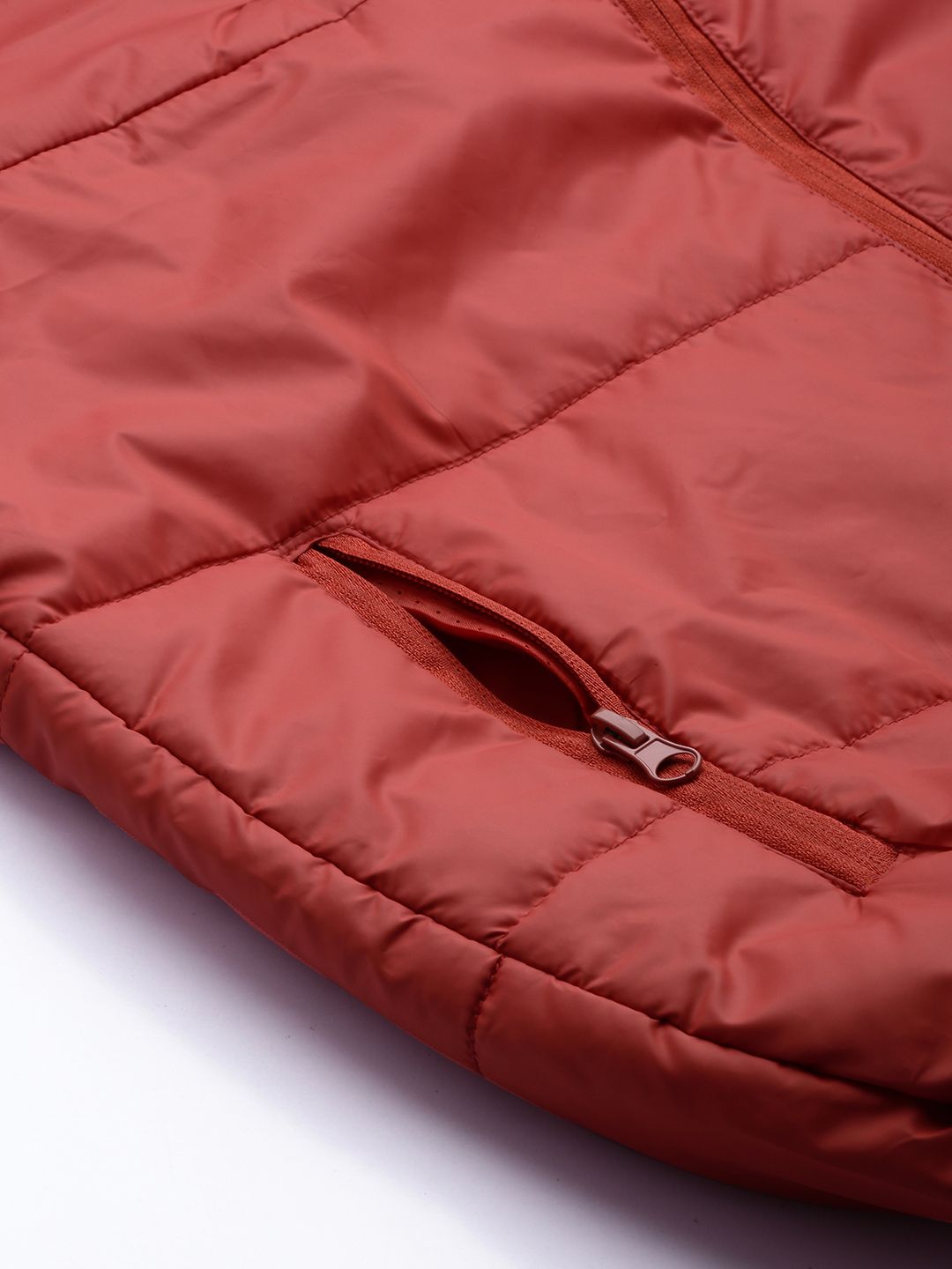 The Indian Garage Co Men Colourblocked Detachable Hood Padded Jacket