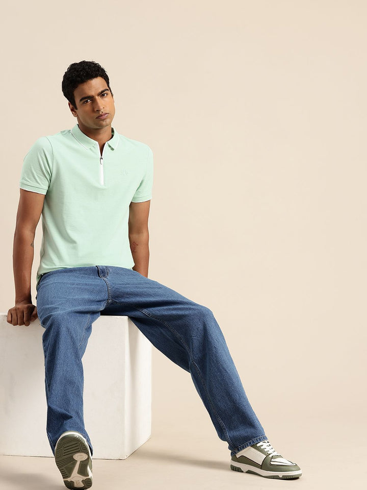 Being Human Pure Cotton Polo Collar Casual T-shirt