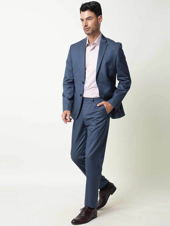 RARE RABBIT Men Lingo Mid-Rise Slim Fit Trouser