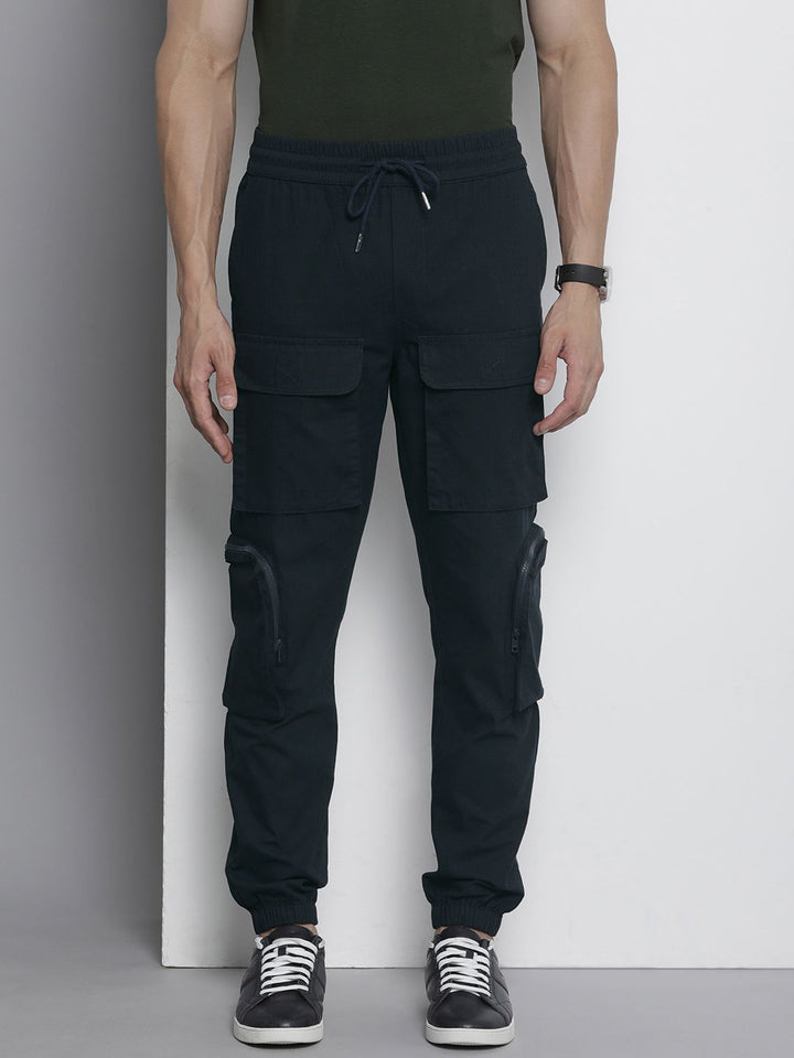 The Indian Garage Co Men Cotton Cargos Trousers
