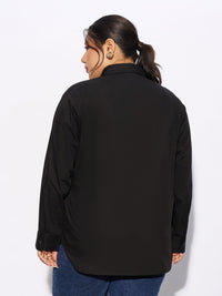SASSAFRAS Curve Plus Size Pure Cotton Casual Shirt