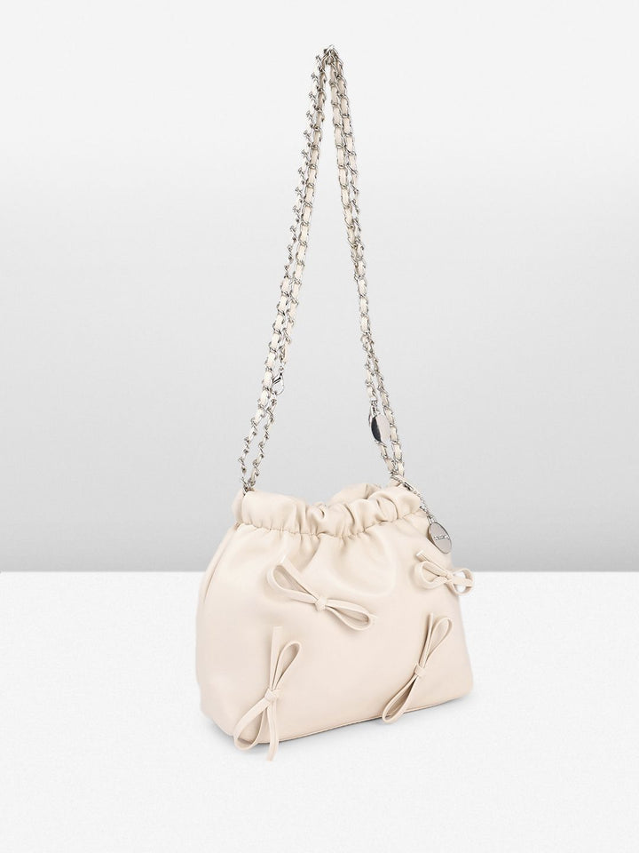 DressBerry Shoulder Bag with Bow Detail