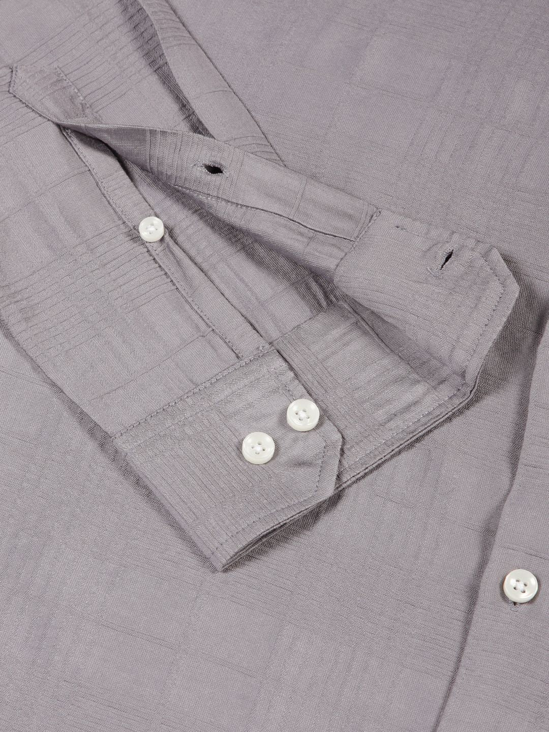 Thomas Scott Men Premium Button-Down Collar Tartan Checked Cotton Slim Fit Casual Shirt