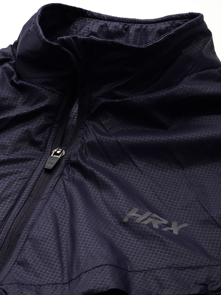 HRX by Hrithik Roshan Brand Logo Rapid Dry Running Tailored Jacket