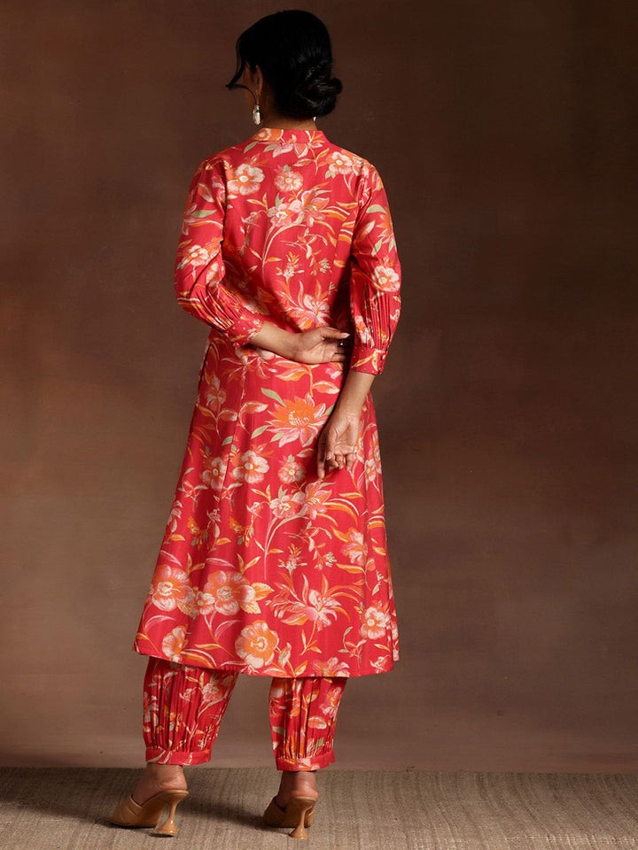 Libas Abstract Printed Regular Kurta with Salwar