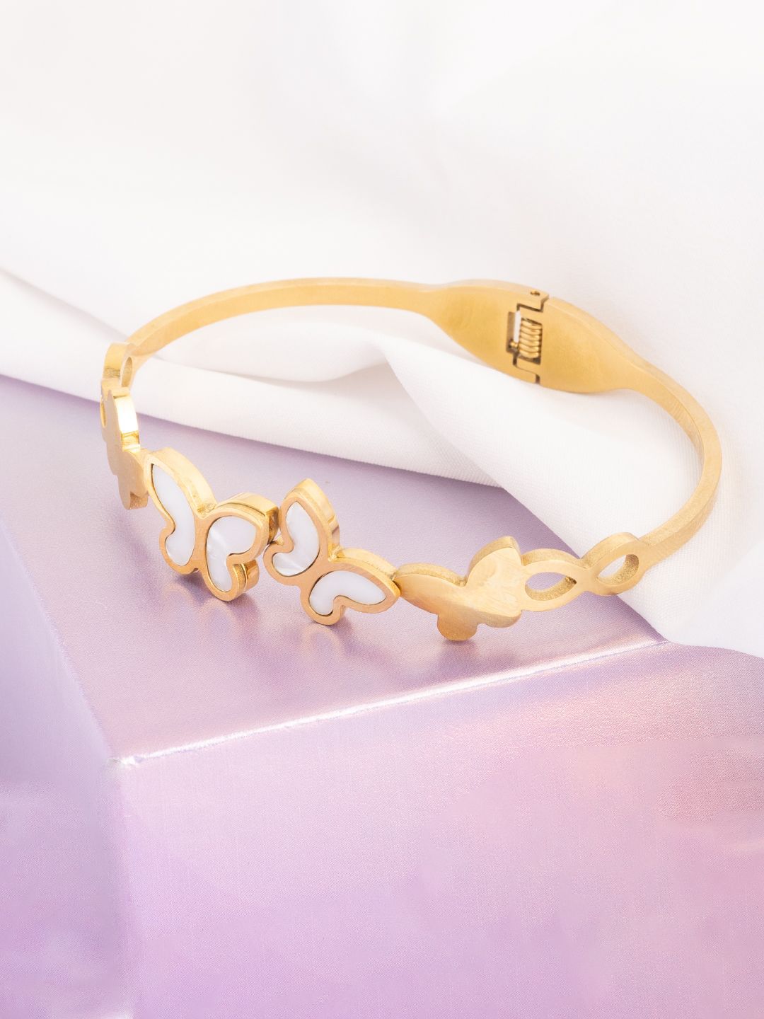 VOGUE PANASH Gold-Plated Bangle-Style Bracelet