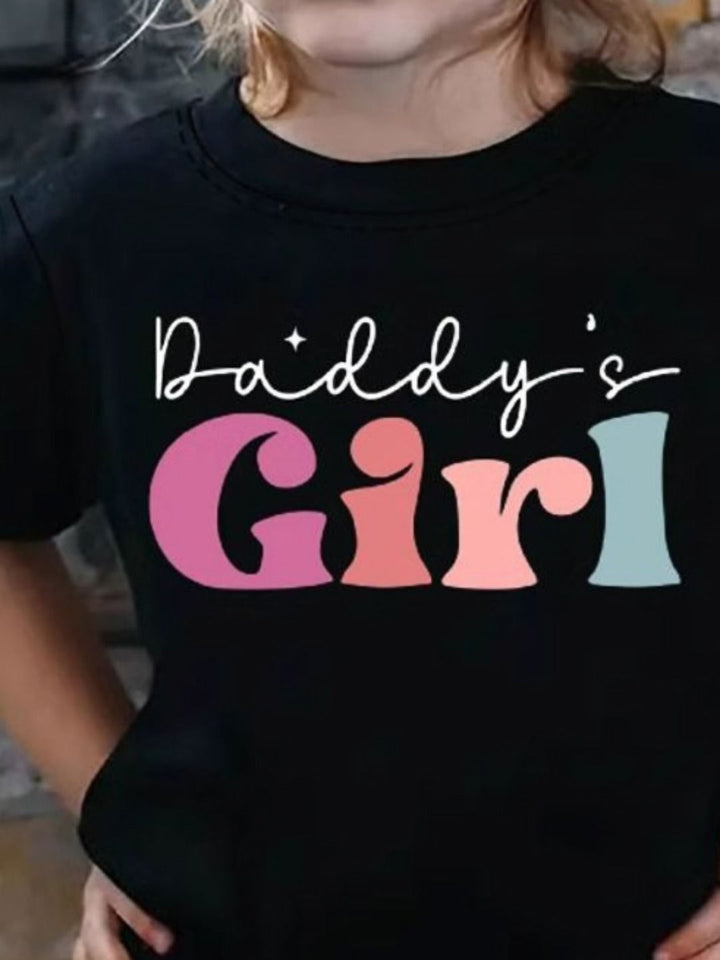 YK Girls Printed Extended Sleeves T-shirt