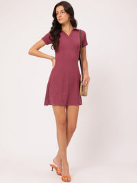 DressBerry Urban Elegance Paneled T-shirt-Style Dress