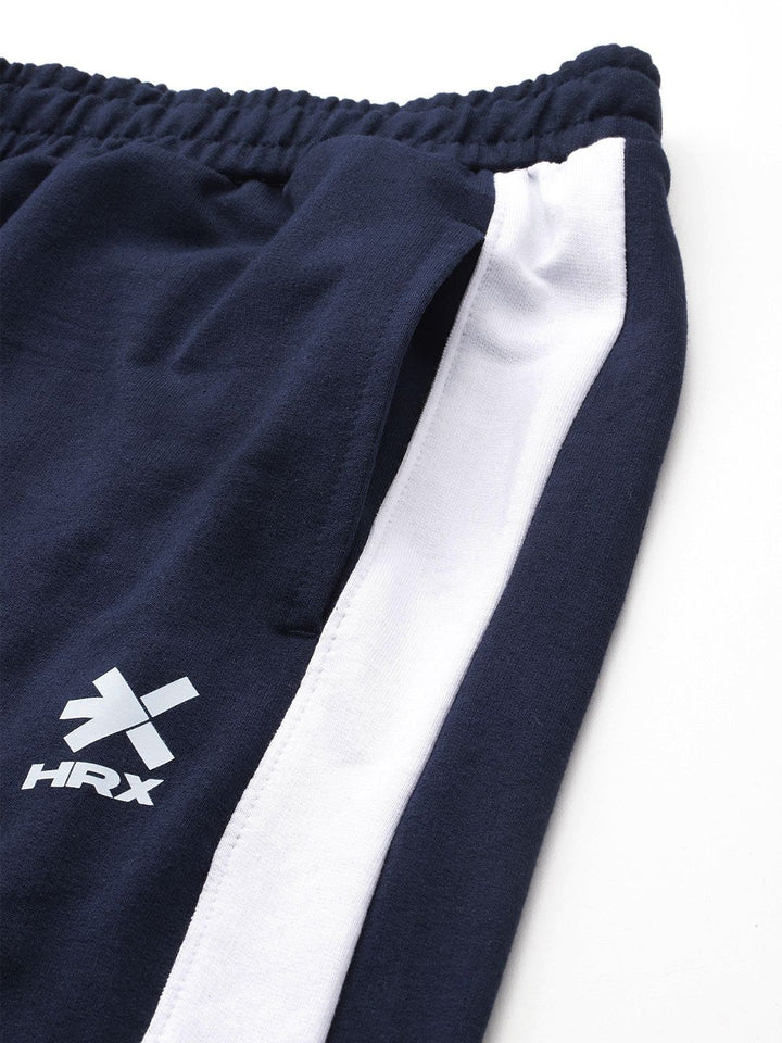 HRX by Hrithik Roshan Men Side Stripe Detail Mid-Rise Lifestyle Joggers