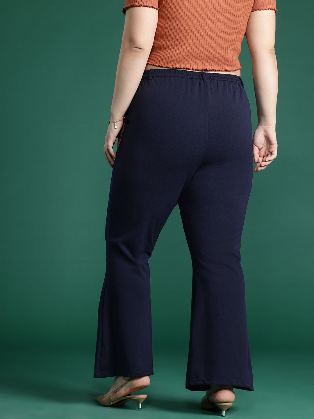DressBerry Women Plus-Size Bootcut Trousers