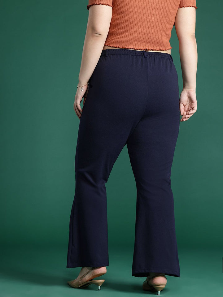 DressBerry Women Plus-Size Bootcut Trousers