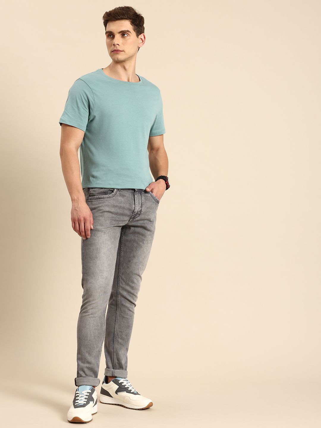 Being Human Men Skinny Fit Light Fade Stretchable Jeans