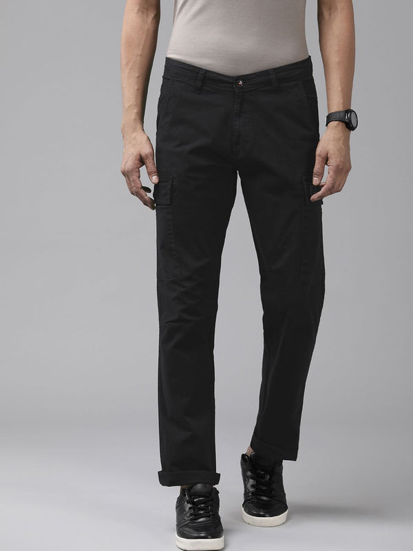 SPYKAR Men Regular Fit Cargos Trousers