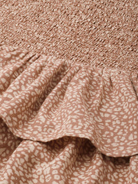 DressBerry Layers Of Wild Beauty Smocked A-Line Top