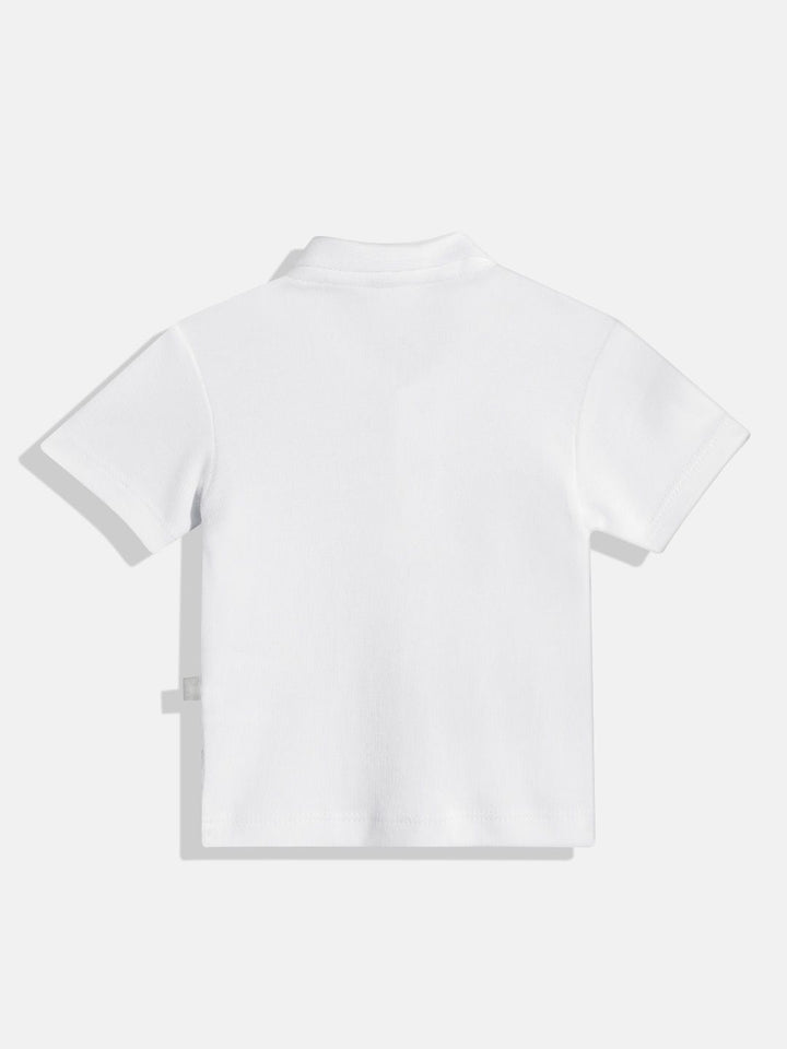 Moms Love Infant Boys Pure Cotton Colourblocked T-shirt with Shorts