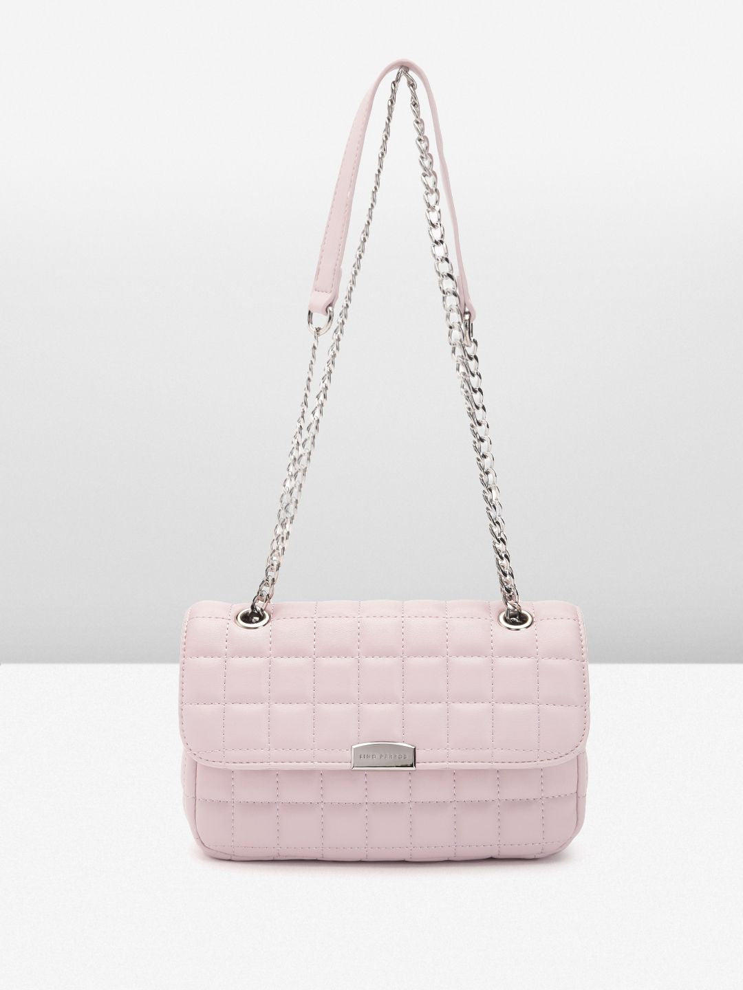 Lino Perros Structured Sling Bag with Quilted Detail