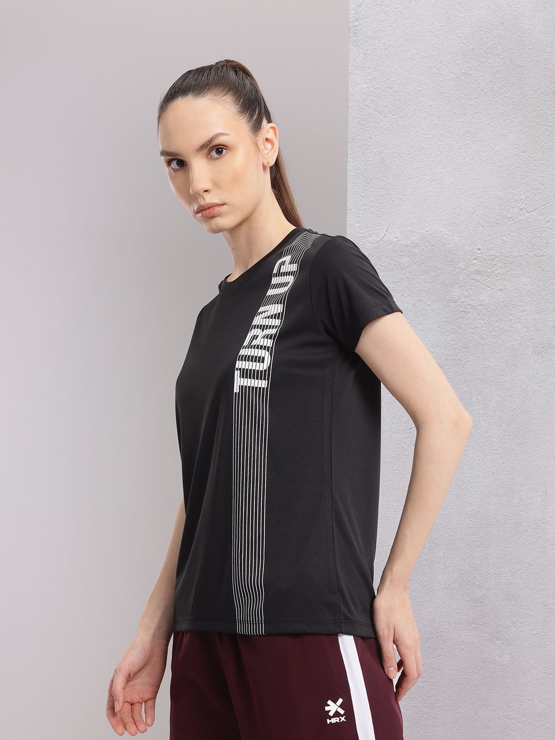 HRX by Hrithik Roshan Printed Rapid-Dry Training T-shirt