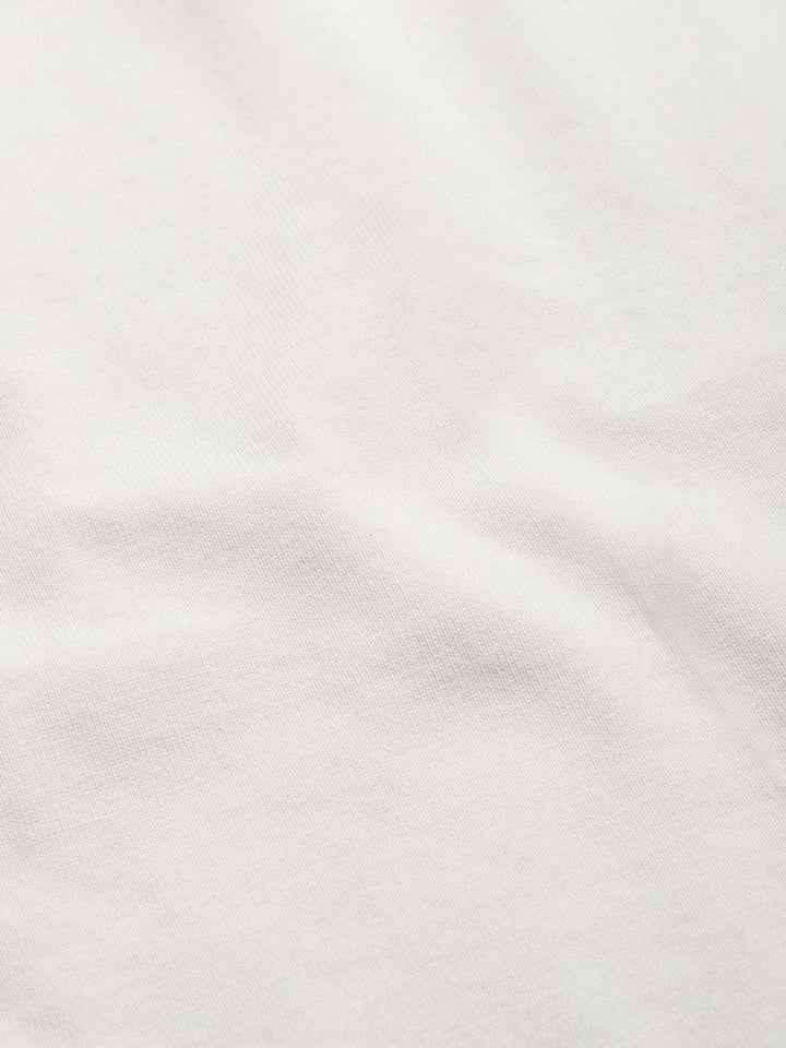 DressBerry Women White Solid Knitted Boxy Pure Cotton Top