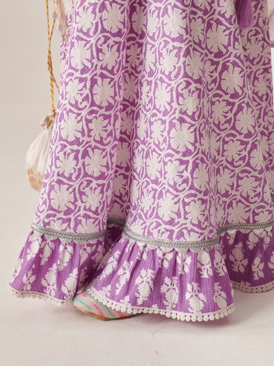 pspeaches Girls Printed Ready to Wear Lehenga Choli With Dupatta