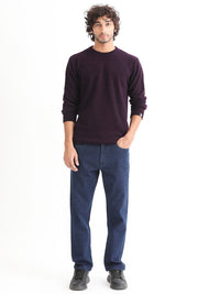 RARE RABBIT Men Bocle Crew Neck Sweater