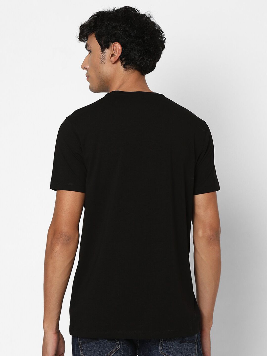 SPYKAR Graphic Printed Slim Fit Cotton T-shirt