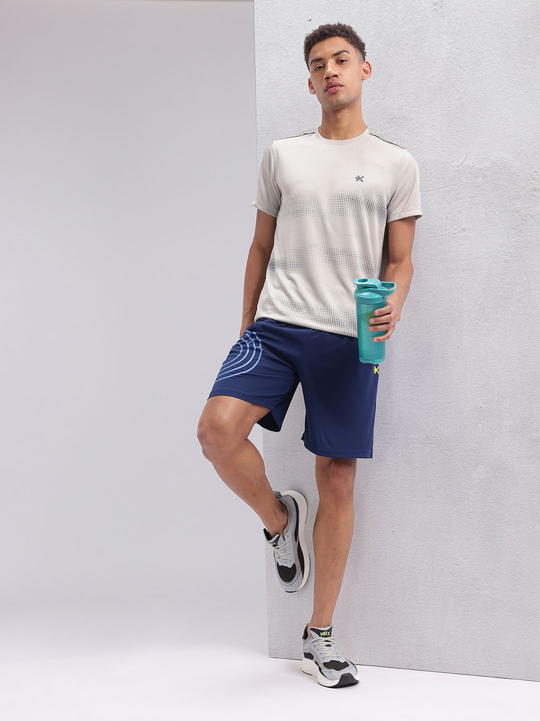 HRX by Hrithik Roshan Men Rapid-Dry Printed Running Shorts