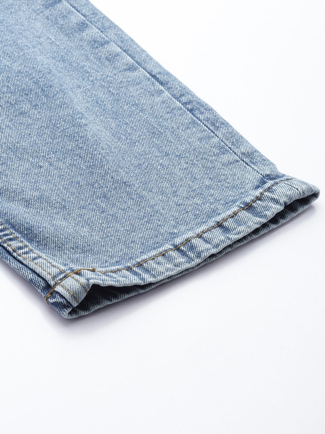 Being Human Men Slim Fit Low Distress Light Fade Stretchable Jeans