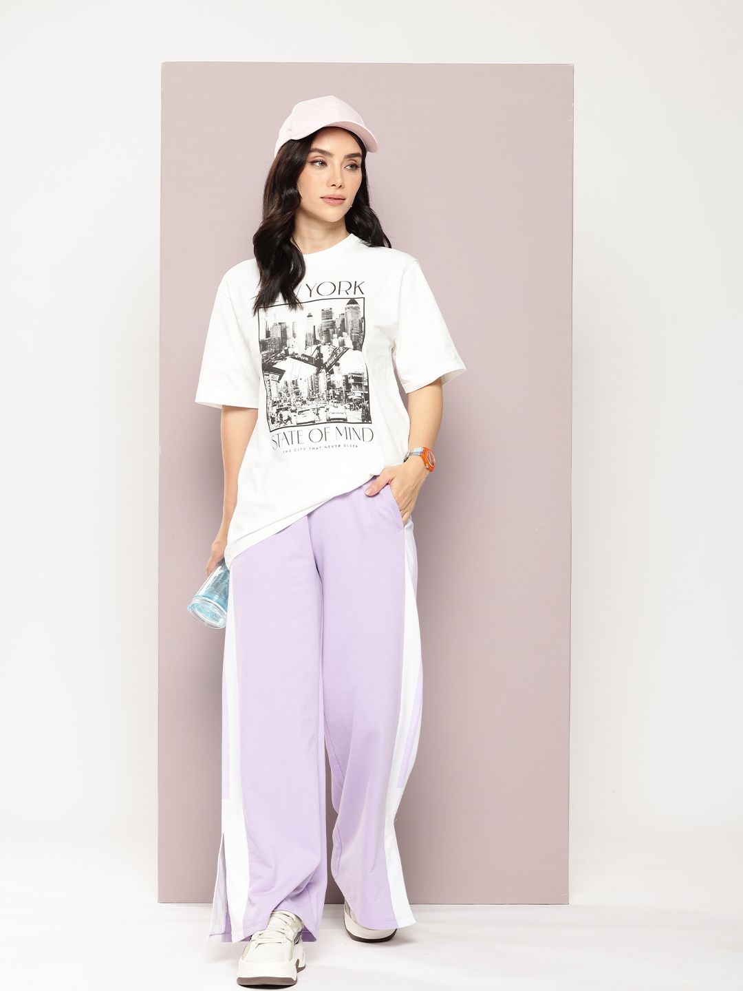 DILLINGER Printed Oversized Pure Cotton T-shirt