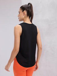 HRX by Hrithik Roshan Rapid-Dry Sleeveless High-Low Running Top